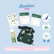 BPOM Npure Acne Fighter Bestie Package Cica Package (1 Toner cica + 2 Clear pads Sachet)