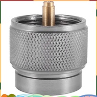 Camping Stove Adapter 1LB Propane Small Tank Input and a Lindal Valve EN417 Output Outdoor Cylinder 