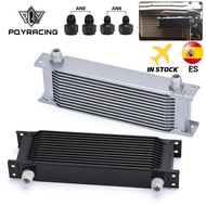 【Daily Deals】 13 Row Aluminum Engine Transmission Cooler Kit Cooler 13 Rows British Type Pqy7013