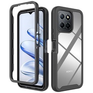 2 IN 1 Rugged Hybrid Armor Shockproof Case For Honor X9 X8 X6 X7A X8A 5G X7 Y7A Y9A Y9S Front Bumper