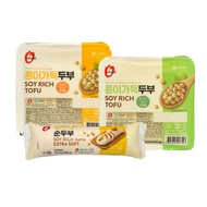CLEARANCE [O'FOOD] Soyrich Korean Tofu for Stew/ Frying/ Soft Tofu [EXPIRY: 12/07/2026]