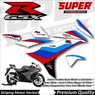 SUZUKI GSX R150 Stickers, Cool Anti-Fade, GSX Striping GSX R150SUZUKI bmw