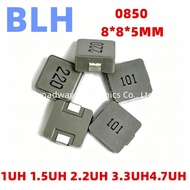 10PCS SMD Molding Power Inductors 0850 8*8*5MM 1U 1UH 1R0 1.5U 1.5UH 1R5 2.2U 2.2UH 2R2 3.3U 3.3UH 3