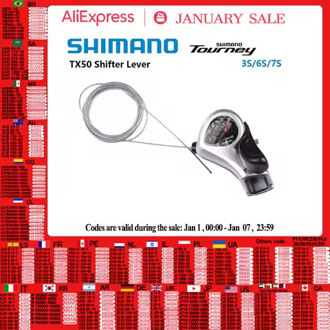 SHIMANO TOURNEY SL TX50 Shifter Lever MTB Left 3Speed Right 6Speed 7Speed Thumb Shifter Plus Mtb Mou
