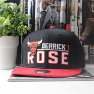 NBA 球隊 芝加哥公牛 Derrick Rose 1號 愛迪達 飆風玫瑰 棒球帽 運動帽 帽子 MLB棒球 嘻哈帽