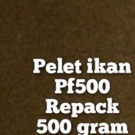 Paket Spesial pelet pf500 kemasan 500 gram pakan benih ikan lele mas m