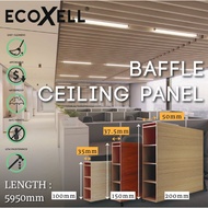 Ecoxell PVC Baffle Ceiling /Box Ceiling/Siling Rumah [DISPLAY ONLY]