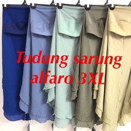 SIZE 3XL - Alfaro Tudung sarung instant chiffon 2 layer XXXL