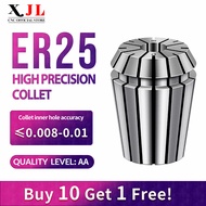XJL high quality ER25 elastic spring collet precision 0.008 precision engraving machine CNC machinin