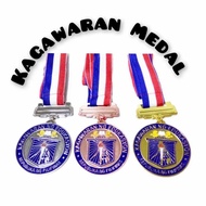 55PCS PER ORDER 6CM KAGAWARAN MEDALS GOLD SILVER BRONZE