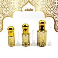 3ml 6ml 12ml 15ml Botol Kosong Attar Empty Bottle Parfum Minyak Wangi Essential Oil Attar Perfume arabian