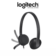 Logitech H340 USB Headset with Noise-Cancelling Mic (ชุดหูฟังพร้อมไมโครโฟนตัดเสียงรบกวน)