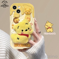 เคส Samsung A12 A14 A52 A15 A05S A54 F34 S23FE S23ultra S22ultra S21FE A04E A24 A73 A32 A53 A33 A20 A50 A51 A04 A30การ์ตูนน่ารักวินนี่เดอะพูห์เคสโทรศัพท์ TPU ป้องกันการตก