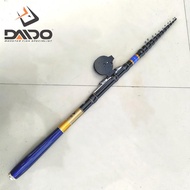 Joran Pancing Daido Tegek Kolong 450 Carbon + Reel - 450cm