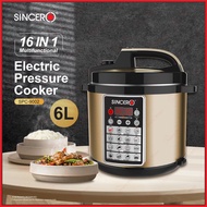 SINCERO Pressure Cooker SPC-9002 Multi-Functional 16 in 1 Pressure Cooker (6L)