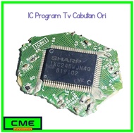 IC Program Tv Sharp IXC245WJN40 / IXB855WJZZ / IXD067WJZZQ / IXD062WJZZQ Cabutan Masih Nempel Di PCB