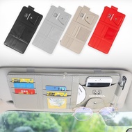 Car Sun Visor Organizer Multi-Pocket Auto Interior Accessories For Honda Vezel City Civic Jazz BRV B