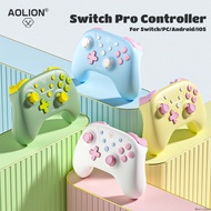 AOLION Pro Controller Rococo Color for Nintendo Switch 2/1/OLED PC iOS Android Bluetooth Gamepad Loc