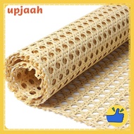 17.5-Inch Wide Natural Rattan Webbing 40-Inch Long (3.3 Ft.) Rattan Cane Webbing Roll Woven Open Rat