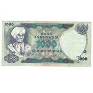 BARANG TERLARIS !!! Uang Kuno Indonesia 1000 Rupiah Diponegoro Tahun
