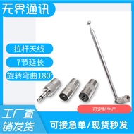 Radio FM Universal Retractable Rod Stainless Steel FM FM Antenna DAB Antenna Radio