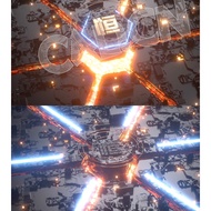 [Animation Engineering] OC Product Packaging Head Animation C4D Model 3D Modeling Rendering Design M