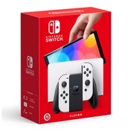 【NS】Nintendo Switch（OLED款式）黑色主機 白白手把 (亞版)