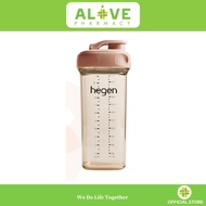 [ALIVE PHARMACY] Hegen Botol Minum PCTO 330ml/11oz PPSU (Merah Jambu) - Tutup Mudah Guna Satu Tangan