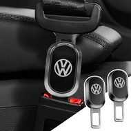 1pcs/2pcs Metal Car Safety Belt Buckle Clip Car Logo Seat Belt Latch Extender for VW Volkswagen Jetta MK5 Golf Passat 3B7 601 171