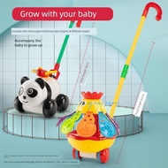 Walker Single-Pole Bell Stroller Baby Toys Children Toddler Trolley Airplane Toys Trolley 1-2 Years 