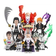 WM6164 BLEACH Anime Cartoon Bricks WM Blocks Dolls Kurosaki Ichigo Hitsugaya Toushirou Mini Action T