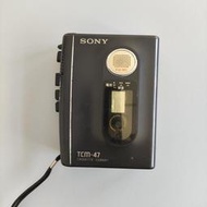 索尼磁帶機隨身聽TCM55外放機型卡帶機錄音機經典懷舊送禮