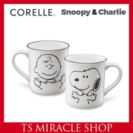 CORELLE Coordinates Snoopy&amp;Charlie Mug cup 2P / 4P Set