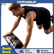 Ab Wheel Roller 2-in-1 Chest Expander 20-80KG Adjustable Home Gym Fitness Equipment RGB Light