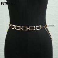 Gesper Wanita Rantai Model Korea Style - ikat Pinggang Rantai Wanita Fashion korea import Terbaru -