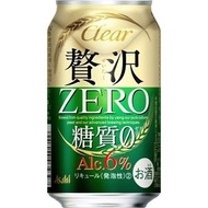 アサヒ　クリアアサヒ　贅沢ゼロ　350ml×24缶（１ケース）　糖質ゼロ