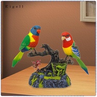 [Eigell] Talking Parrots, Talking Sound Control Bird Toy, Office Home Decor, Holiday Gift