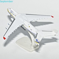 SEPTEMBER AN225 Model Plane, Metal Alloy Diecast Antonov an-225, Decoration Mriya 20CM Replica Airpl