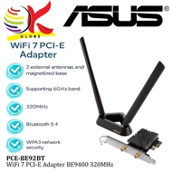 ASUS PCE-BE92BT BE9400 Tri-Band WiFi 7 PCI-E Adapter With Bluetooth 5.4,320MHz- Only Compatible With