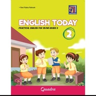 buku teks PIJAR English today kelas 2 penerbit Quadra