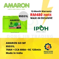 [Installation Provided] NX120-7L | 95D31L | Amaron Go MF Truck Battery - 12 Months Warranty
