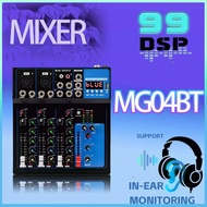 ASHLY Mixer 4 chanel /mixer audio/mixer 4 chanel termurah /mixer mini/ Amplifier Bluetooth Mini mixe