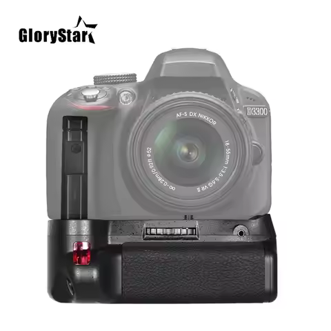 GloryStar Camera Battery Grip for NIKON D3100 D3200 D3300 D5300 SLR Digital Camera Vertical Shutter 
