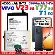 ORIGINAL NGS Brand 4200mAh Battey B-T3 For VIVO V23 5G / 5000mAh Battery B-T6 Compatible For VIVO Y7