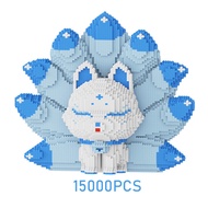 Bricks Nano Block Kartun Jumbo Mainan Balok Susun Besar 3D Micro Block Mikro Blok Nine Tail Fox Kore