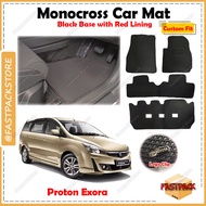 TRAPMAT For Proton Exora MONOCROSS Car Mat Customize Car Floor Mat Kereta Pelapik Kaki Waterproof An