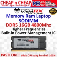 VenomRX DDR5 16GB 4800 Mhz Laptop RAM - Memory Sodimm Venom RX