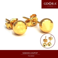 GDORA Gold Earring Lolipop 916