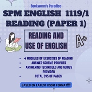 [SOFTCOPY/PDF] SPM 1119/1 ENGLISH READING (PAPER 1) | KSSM | Form 4 And Form 5 | LATEST EDITION