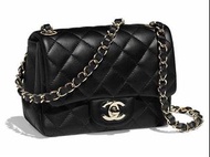 全新未拆有盒有單 full set Chanel Classic Mini Flap Bag